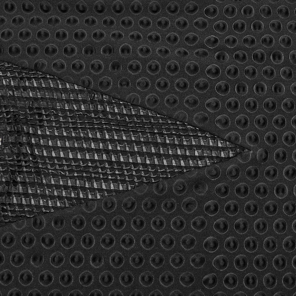 Edgy Mesh-Paneled Punk Tee with Tactical Shoulder Straps