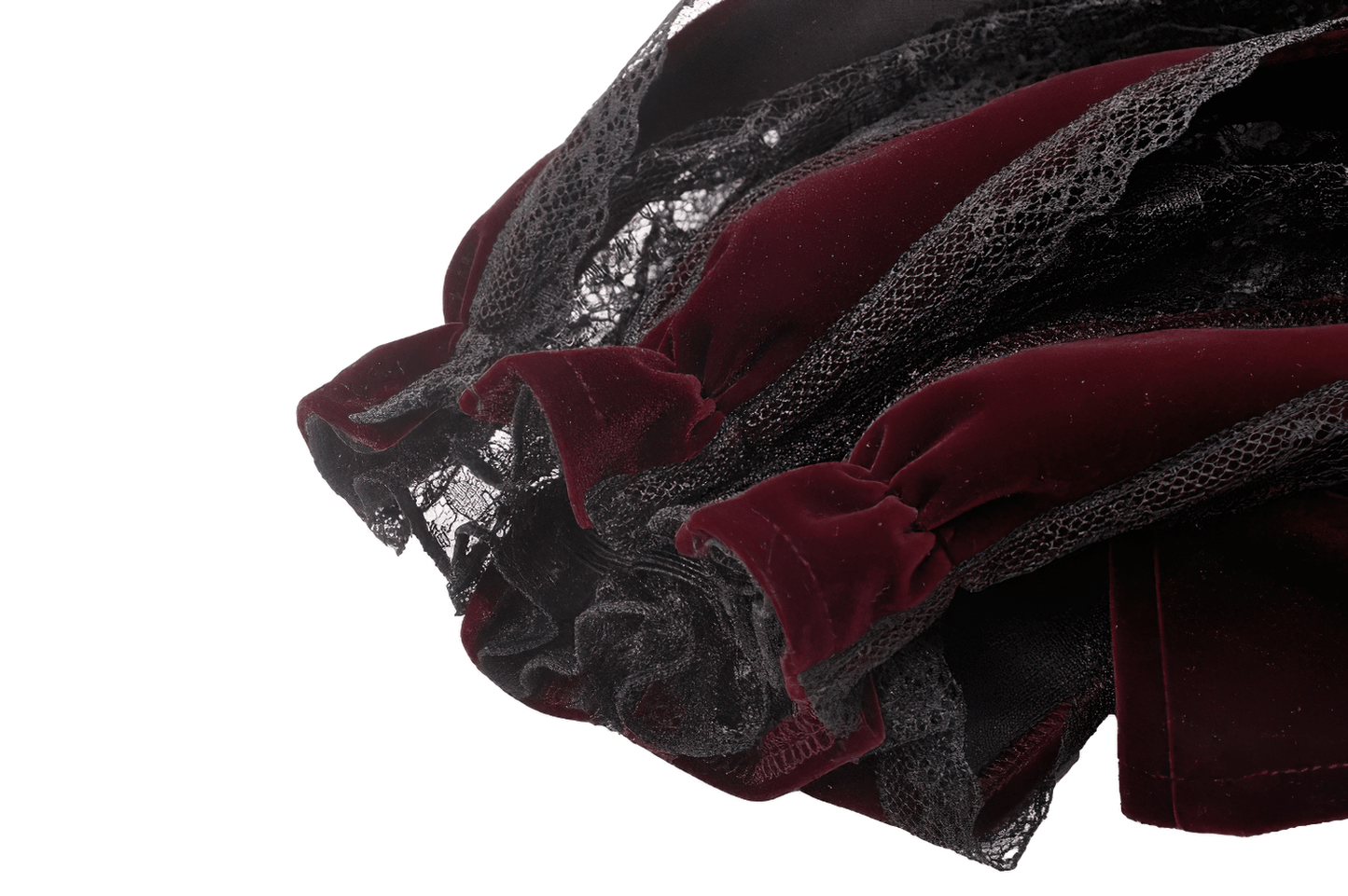 Elegant Bolero with Black Lace and Roses Applique Detail
