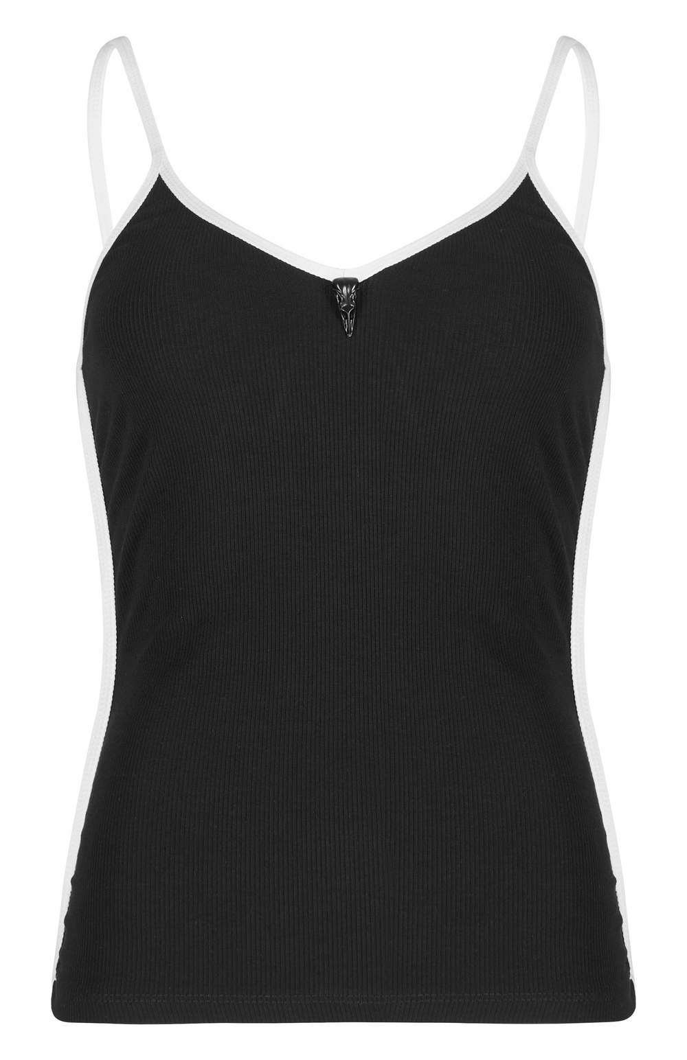 Elegant Crow Buckle Camisole in Contrast Design