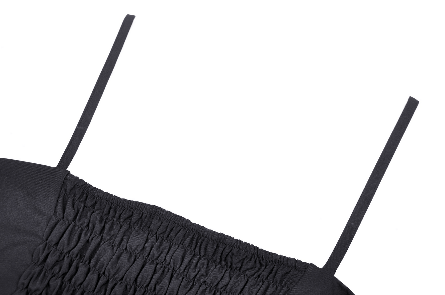 Elegant Gothic Lolita Bowknot Crop Top With Straps