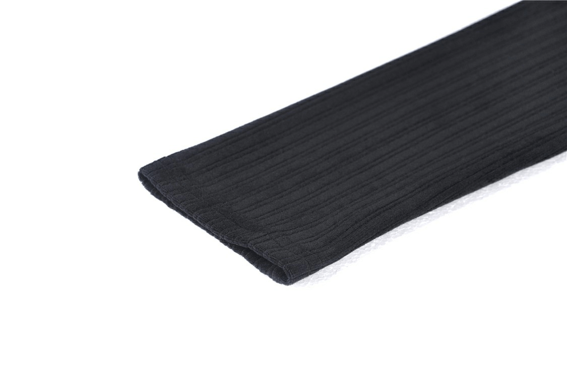 Elegant Off-Shoulder Ribbed Top with Lace-Up Detail