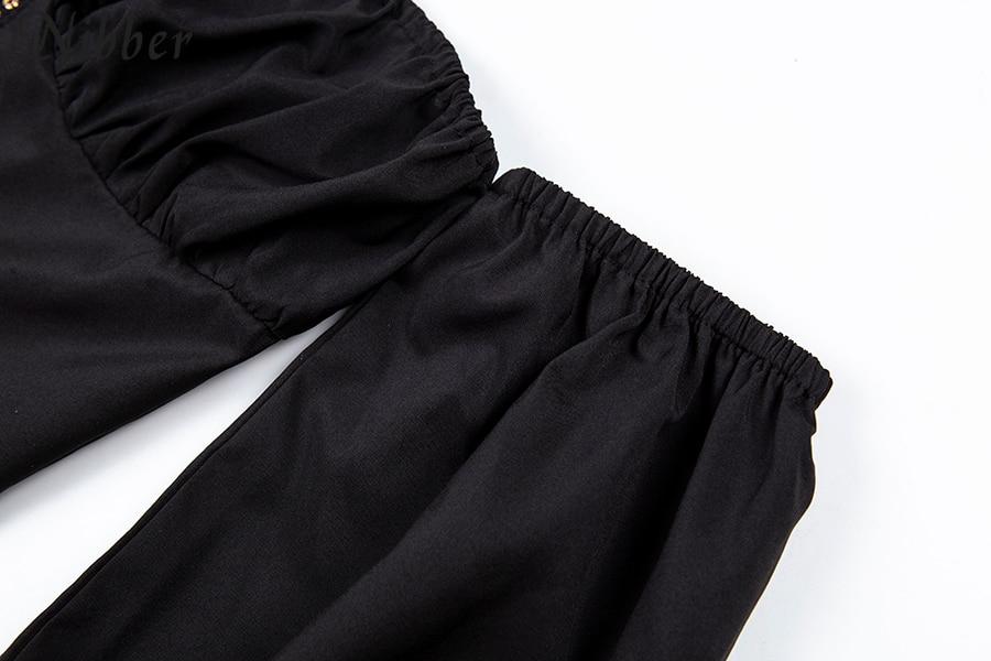 Elegant Off Shoulder Women Tops in Alternative Fashion / Full sleeve Top in Black and White colors