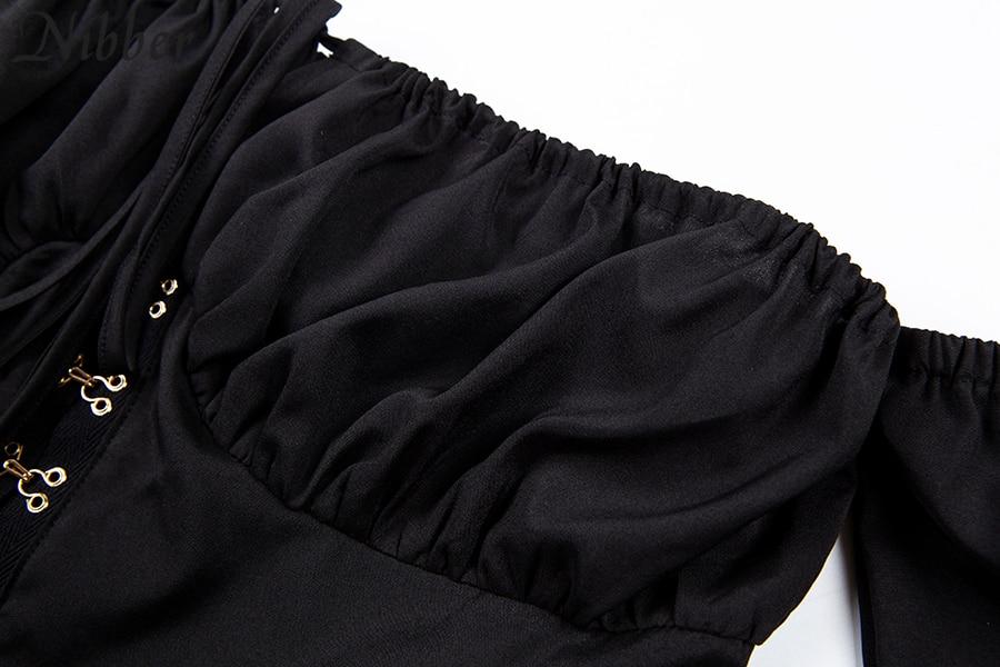 Elegant Off Shoulder Women Tops in Alternative Fashion / Full sleeve Top in Black and White colors