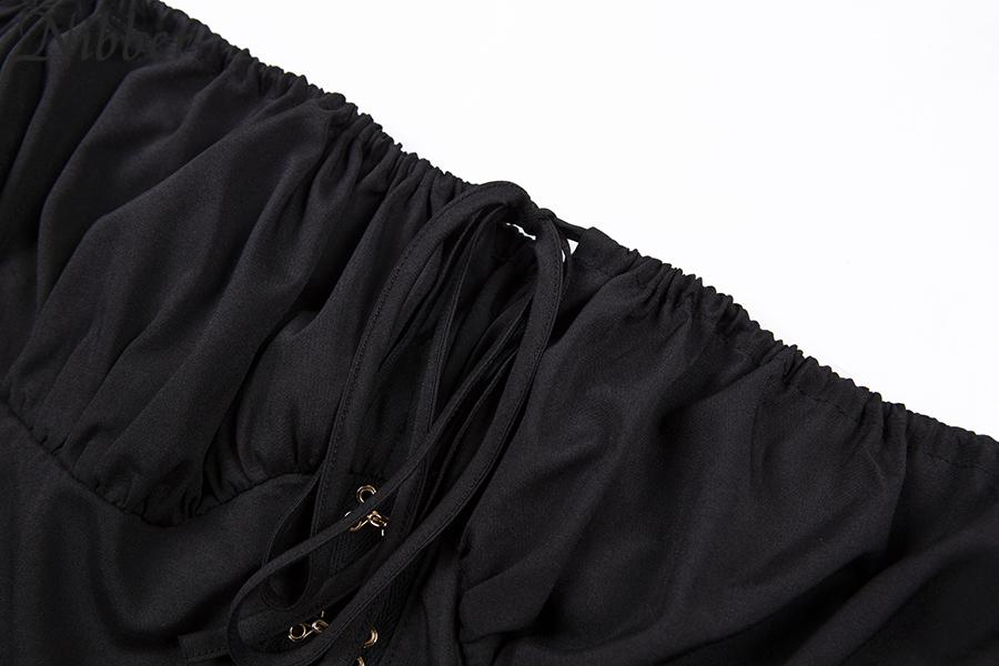 Elegant Off Shoulder Women Tops in Alternative Fashion / Full sleeve Top in Black and White colors