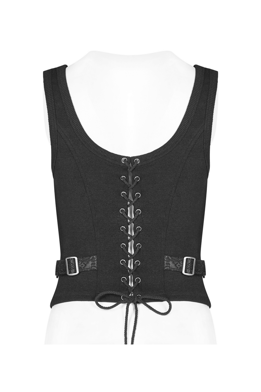 Elegant Steampunk Jacquard Waistcoat with Zipper