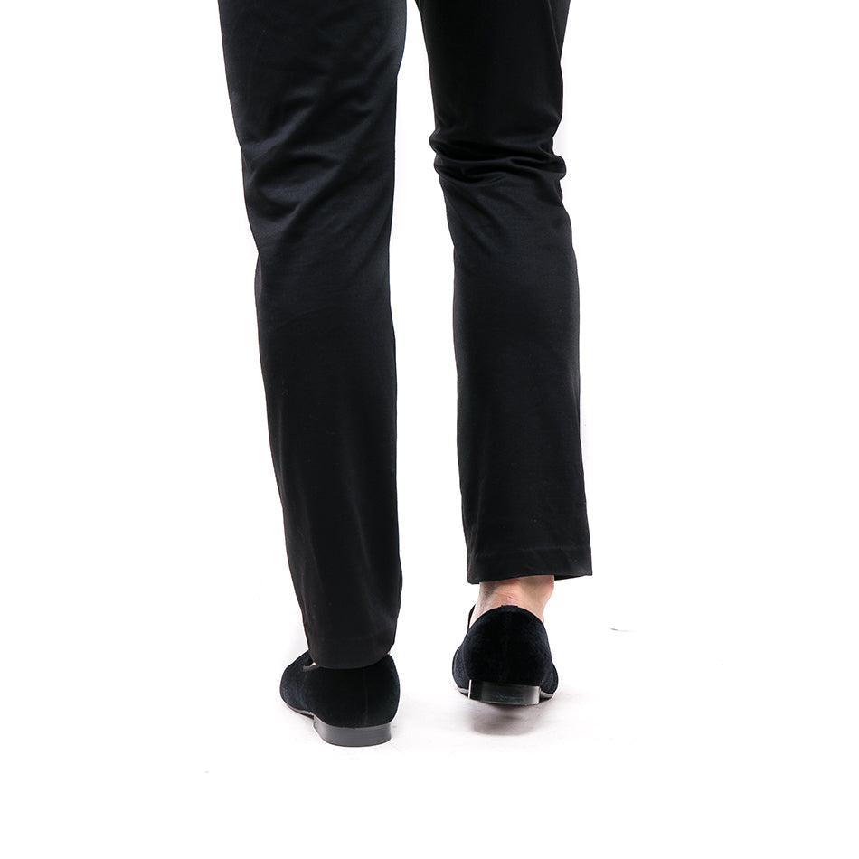 Exclusive Men Skull Buckle Rock Style Velvet Loafers / Rock and Roll outfits for guys