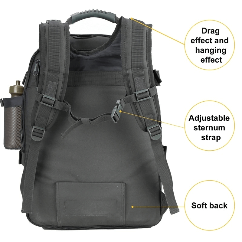 Extra Large Tactical Backpack for Men or Women / Cool Waterproof Backpacks for Travel