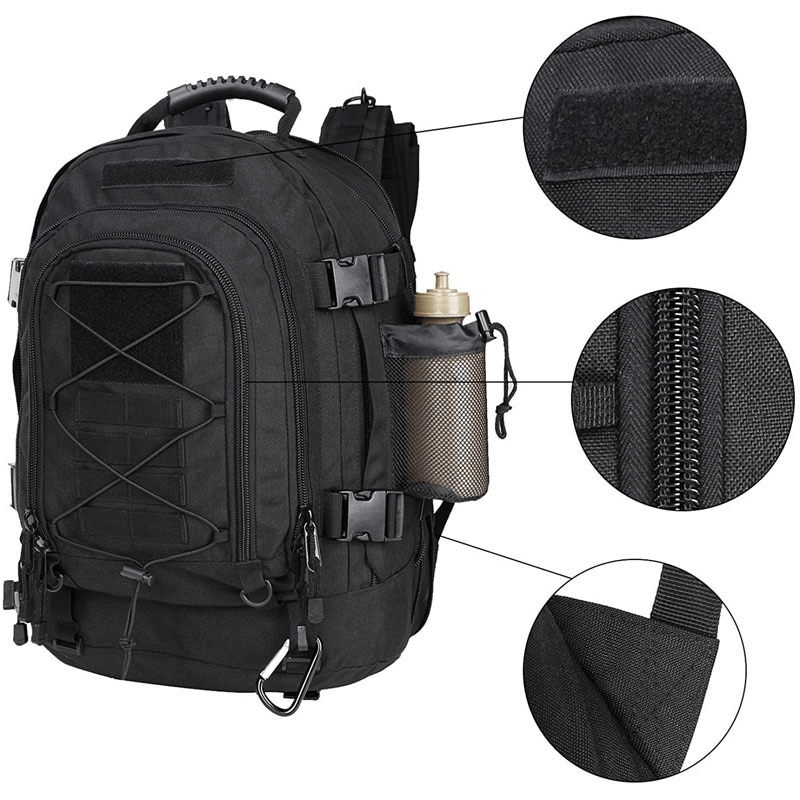 Extra Large Tactical Backpack for Men or Women / Cool Waterproof Backpacks for Travel