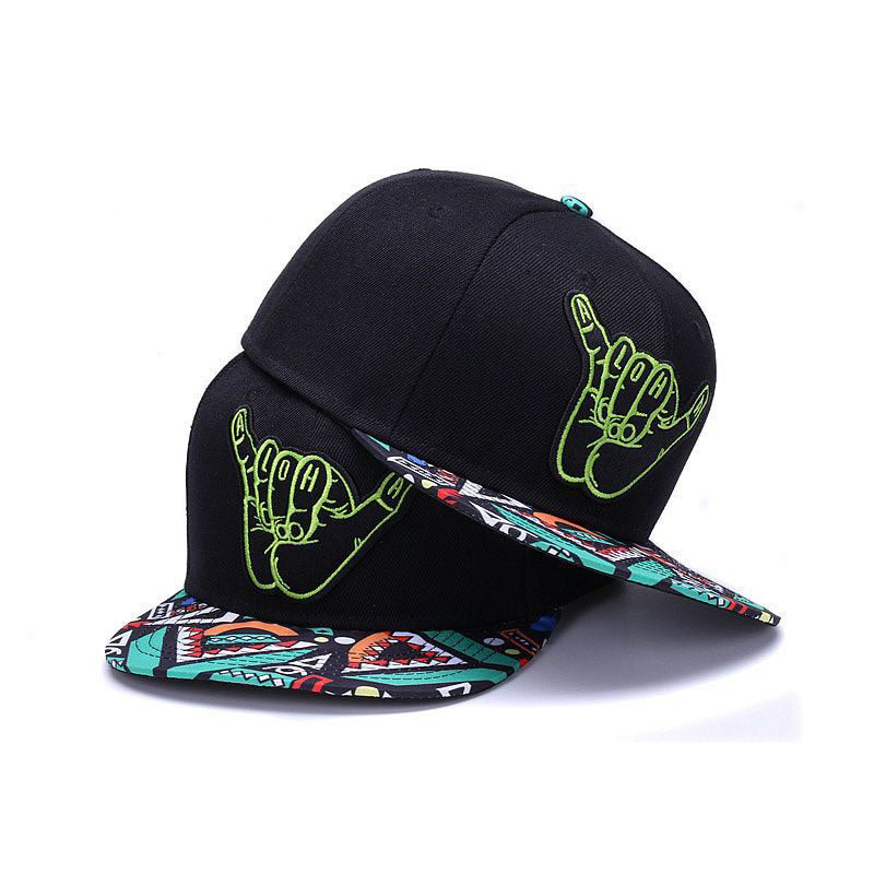 Fashion Alternative Style Cap for Men and Women / Brand Retro Cap with Adjustable Plastic Snapback