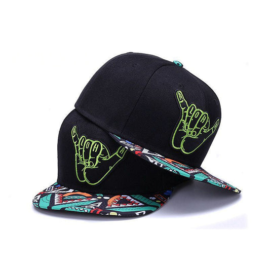 Fashion Alternative Style Cap for Men and Women / Brand Retro Cap with Adjustable Plastic Snapback