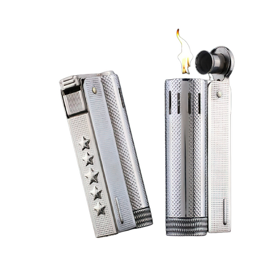 Fashion Brass Petrol Lighter / Delicacy Torch Lighter for Men and Women