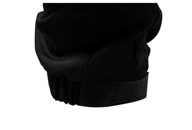 Fashion Cargo Pants with Pockets / Male Elastic Waist Cotton Joggers