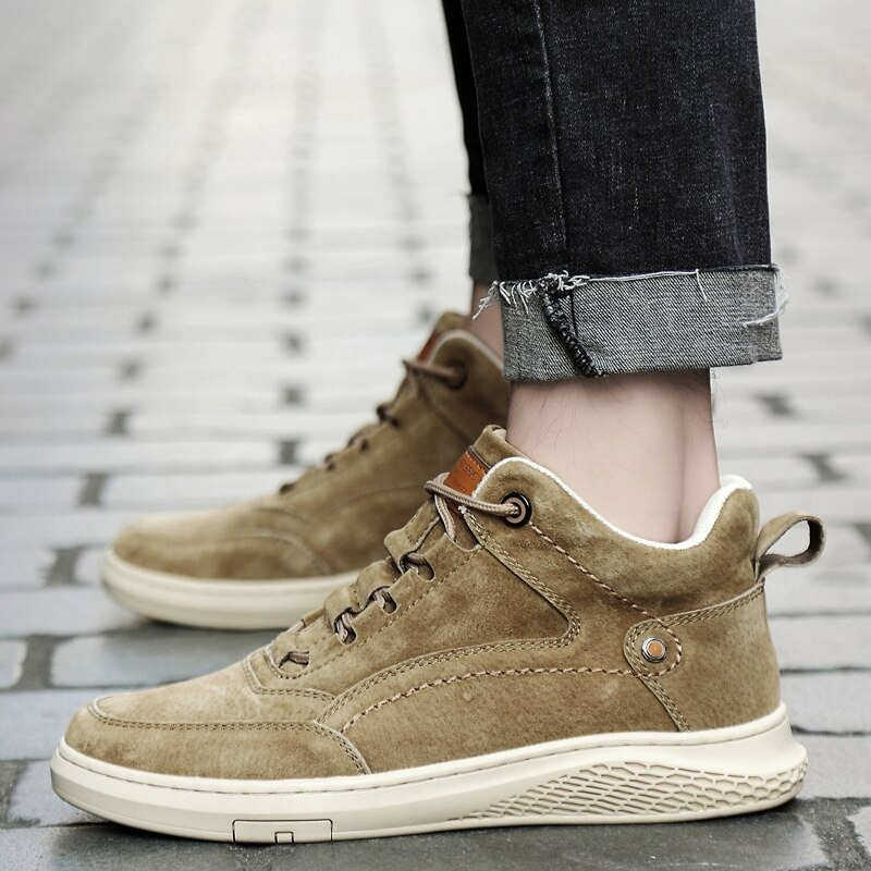 Fashion Classic Suede Boots for Men / Male Casual Shoes