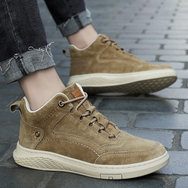 Fashion Classic Suede Boots for Men / Male Casual Shoes