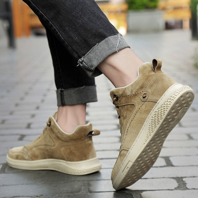 Fashion Classic Suede Boots for Men / Male Casual Shoes