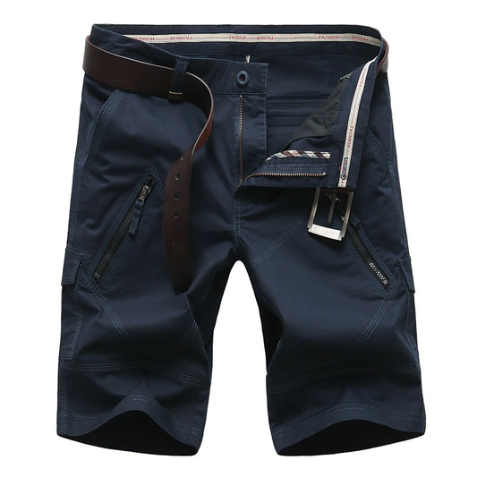 Fashion Cotton Men's Cargo Shorts / Straight Loose Shorts with Pockets