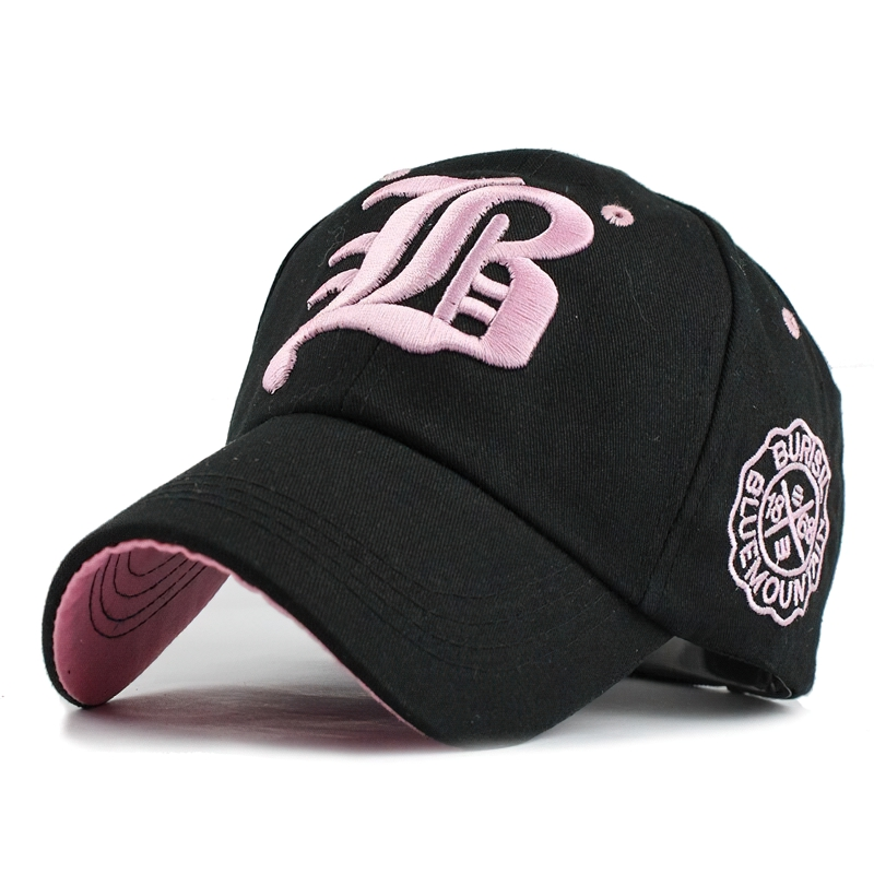 Fashion Fitted Baseball Cap Letter Print / Unisex Suede Hat / Stylish Casual Accessories