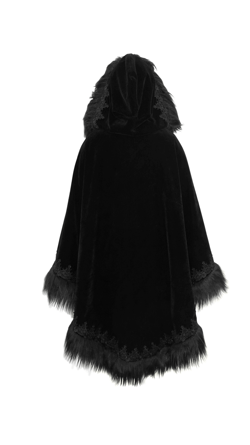Fashion Hooded Cloak for Women / Warm Loose Cloak in Gothic Style