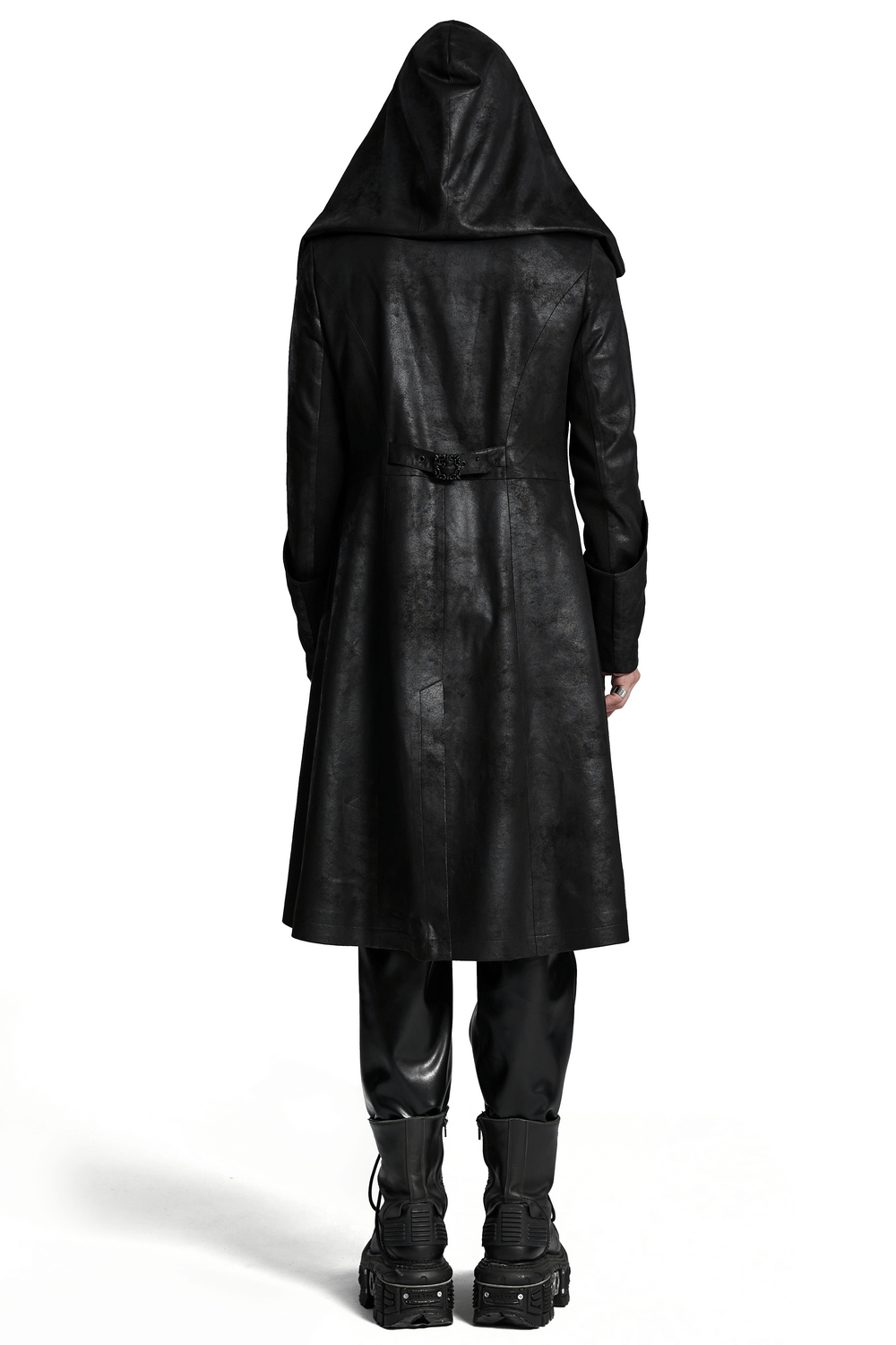 Fashion Hooded Gothic Wizard Long Coat with Men