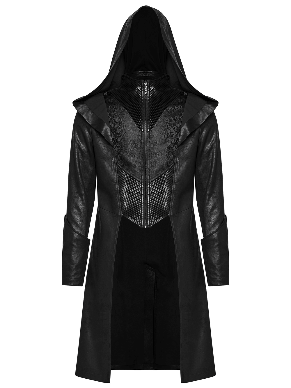 Fashion Hooded Gothic Wizard Long Coat with Men