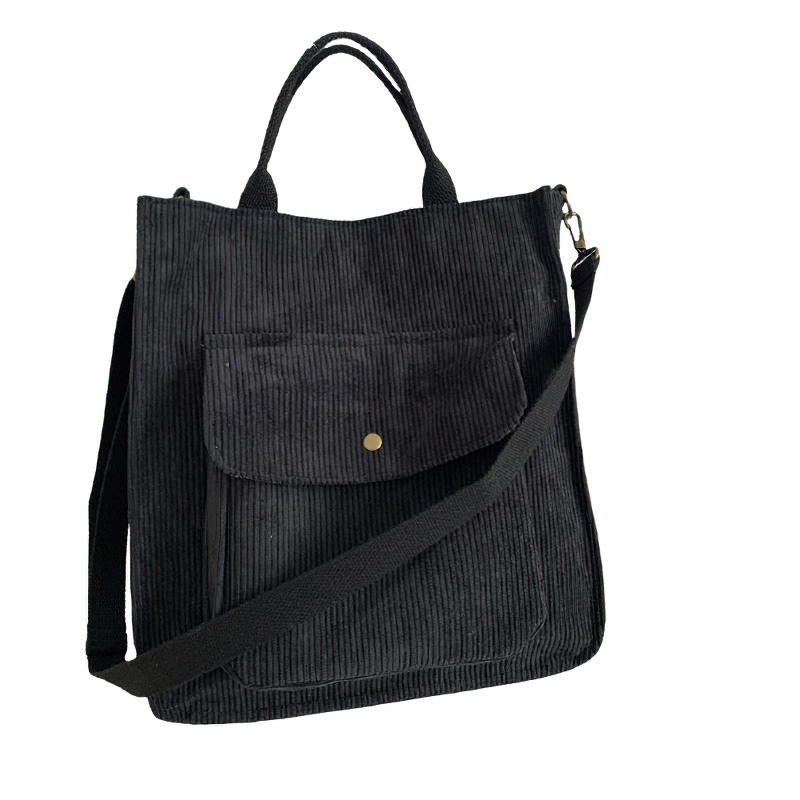 Fashion Ladies Corduroy Handbags / Luxury Designer Casual Tote Bag