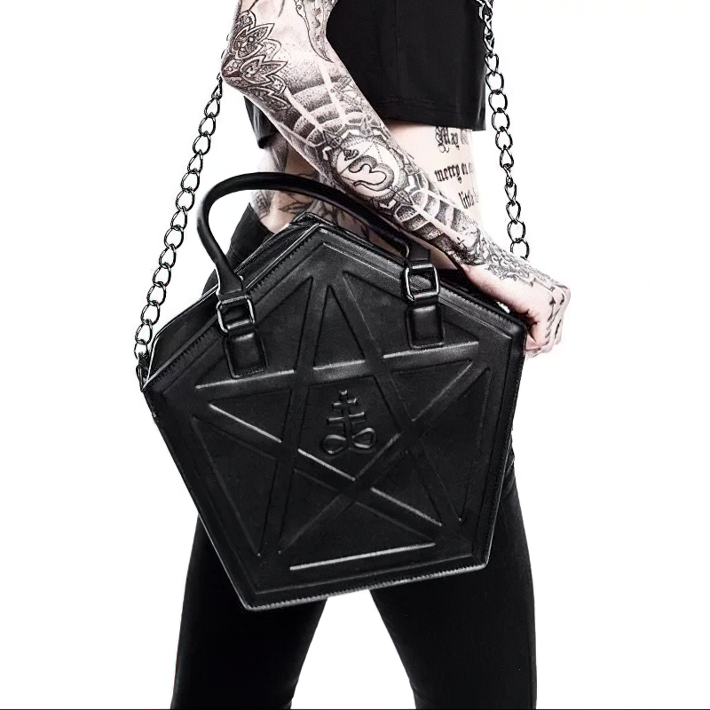 Fashion Large Capacity Bag / Women's Gothic Style Shoulder Bag