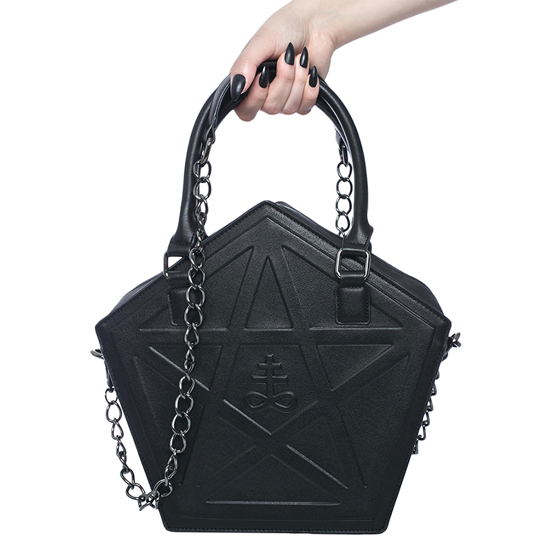 Fashion Large Capacity Bag / Women's Gothic Style Shoulder Bag