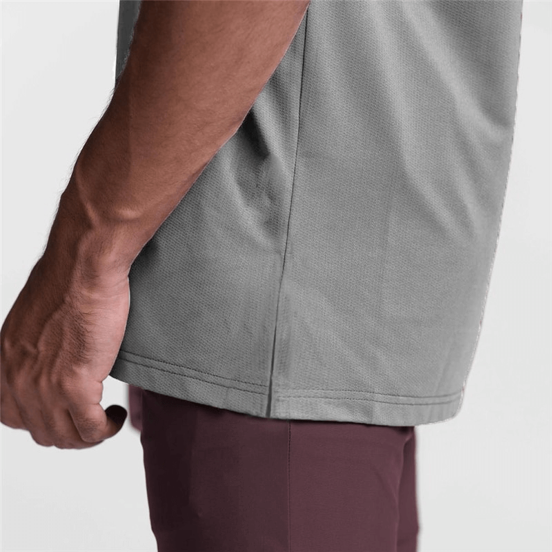 Fashion Letter Print Fitness Bodybuilding Tank Top / Men's Sleeveless Sports T-Shirt