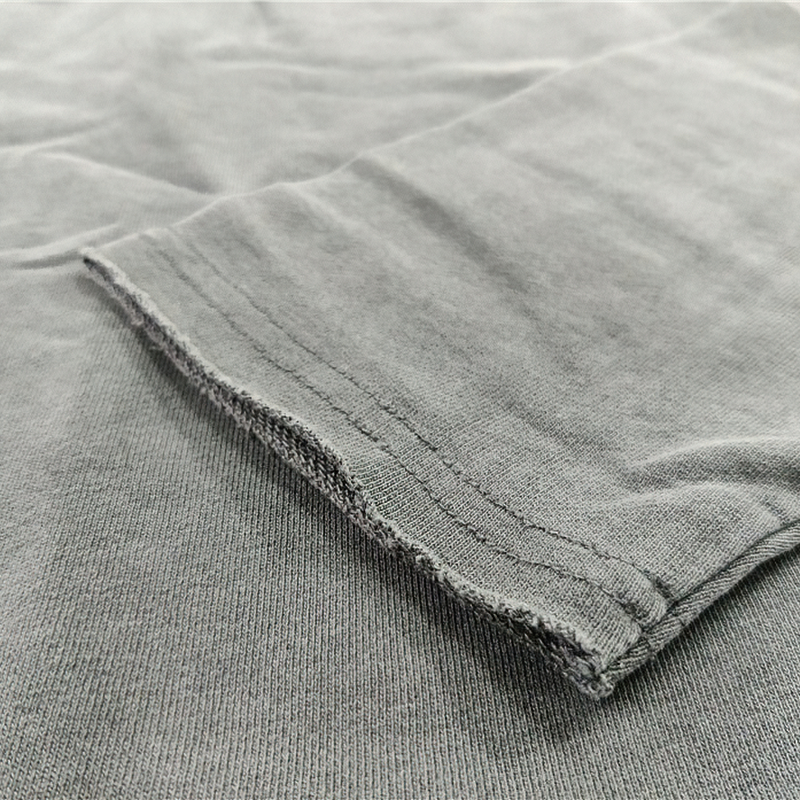 Fashion Loose Ripped Pullover / Men's Solid Color Cotton Sweatshirt / Punk Casual Tops