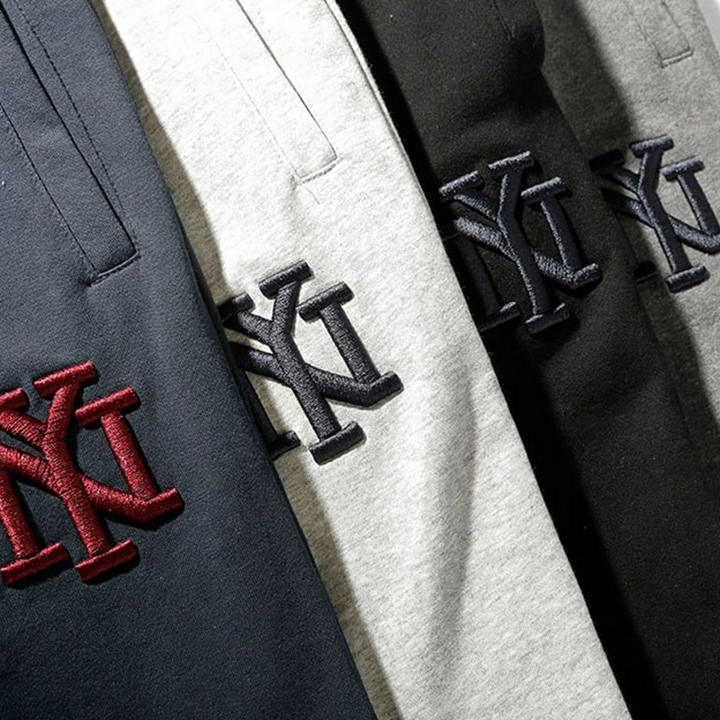 Fashion Male Elastic Waist Drawstring Loose Pants  / Casual Sports Terry Pants for Men