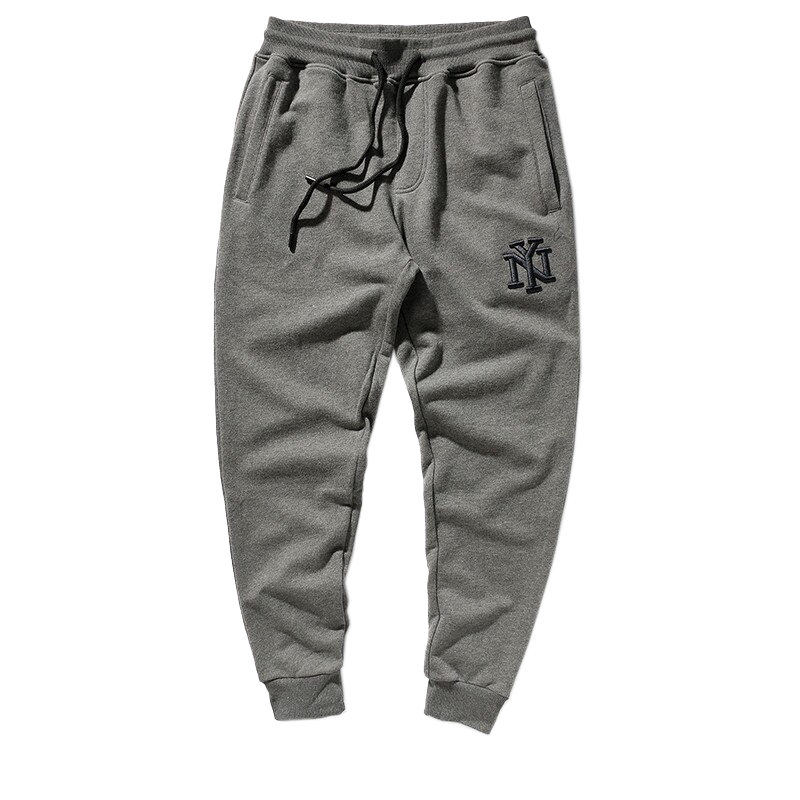 Fashion Male Elastic Waist Drawstring Loose Pants  / Casual Sports Terry Pants for Men