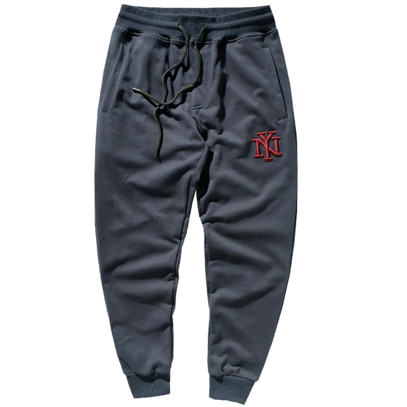 Fashion Male Elastic Waist Drawstring Loose Pants  / Casual Sports Terry Pants for Men