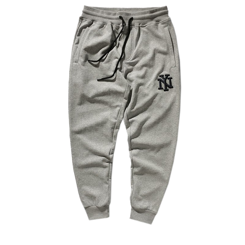 Fashion Male Elastic Waist Drawstring Loose Pants  / Casual Sports Terry Pants for Men