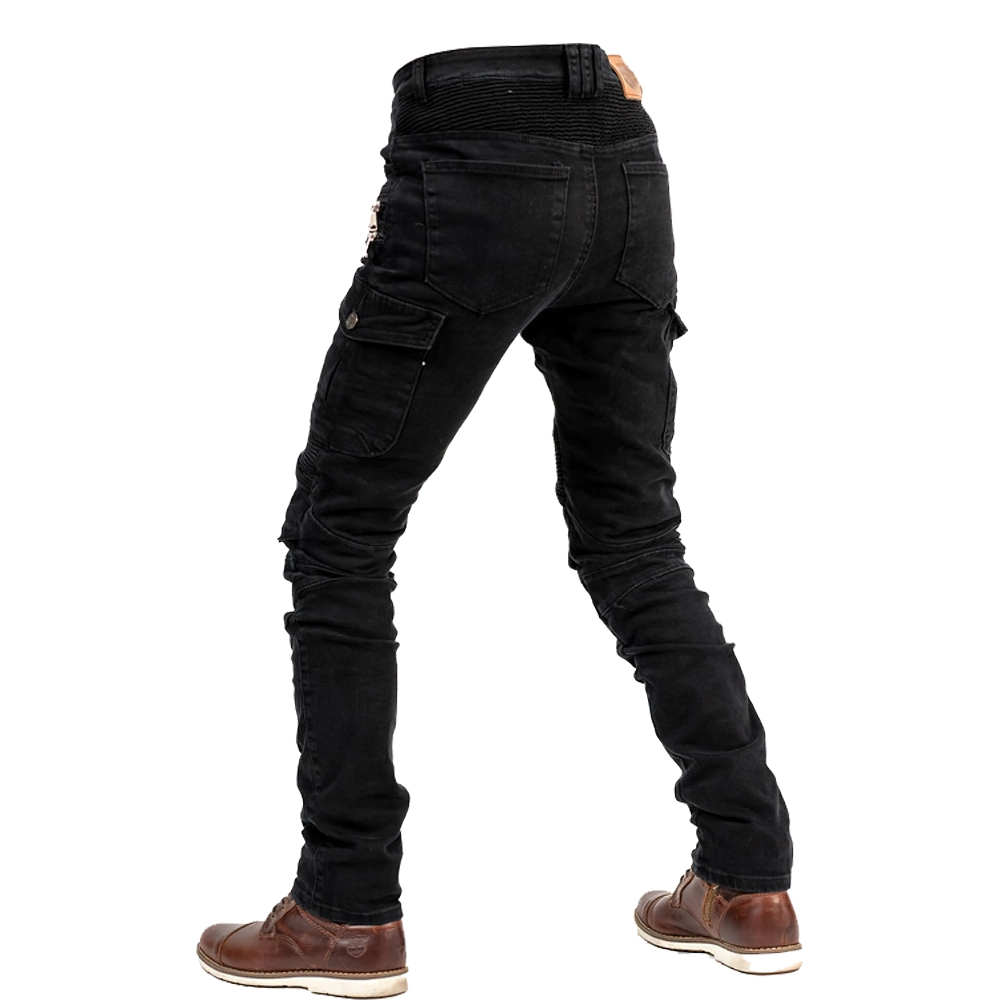 Fashion Male Motorcycle Zipper Pants / Motobiker Trousers / Motocross Pants for Men