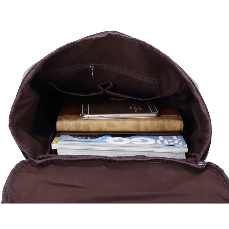 Fashion Men's Black PU Leather Backpack / Brand Multi Pockets Travel Large Capacity Backpacks