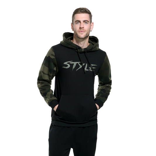 Fashion Men's Camouflage Hoodies / Casual Male Hooded Large Sweatshirts