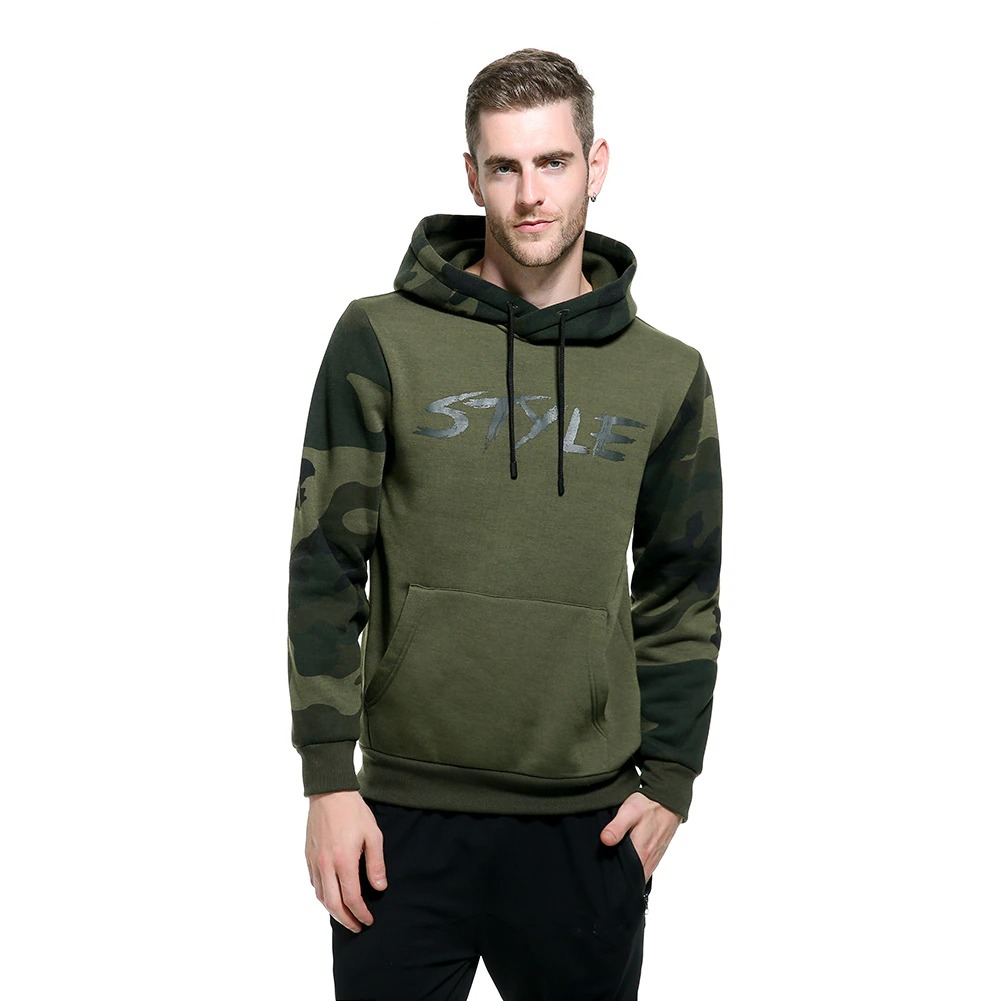 Fashion Men's Camouflage Hoodies / Casual Male Hooded Large Sweatshirts