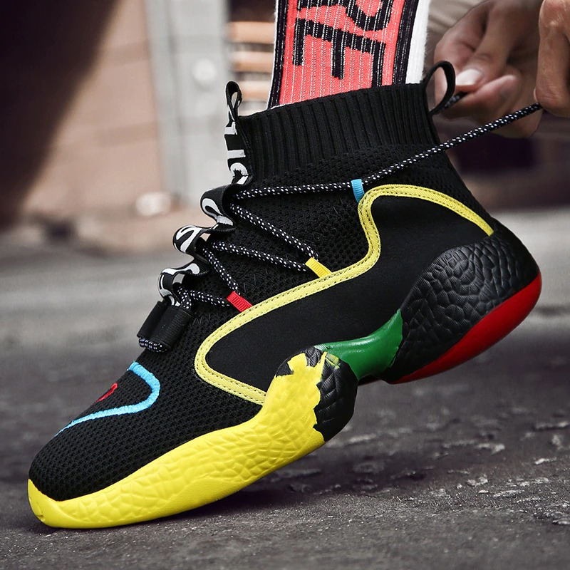 Fashion Men's Sneakers on Lace-Up / Casual Breathable Walking Flats Walking Shoes