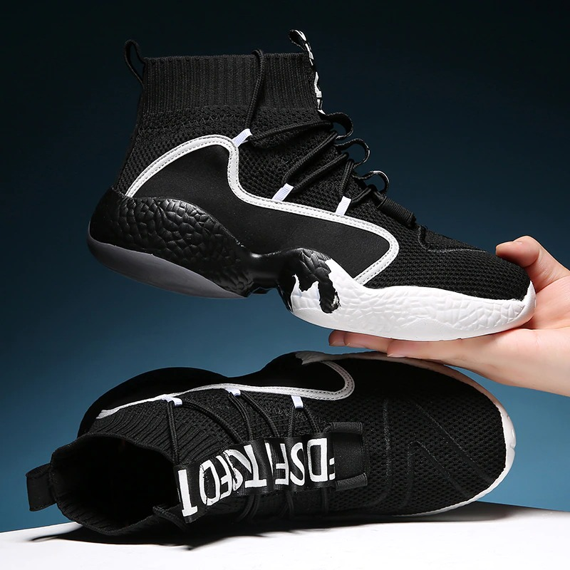 Fashion Men's Sneakers on Lace-Up / Casual Breathable Walking Flats Walking Shoes