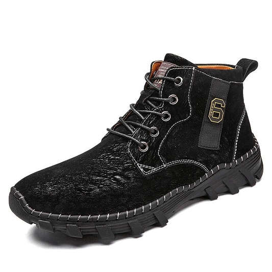 Fashion Men's Soft Genuine Leather Boots / Casual Male Shoes