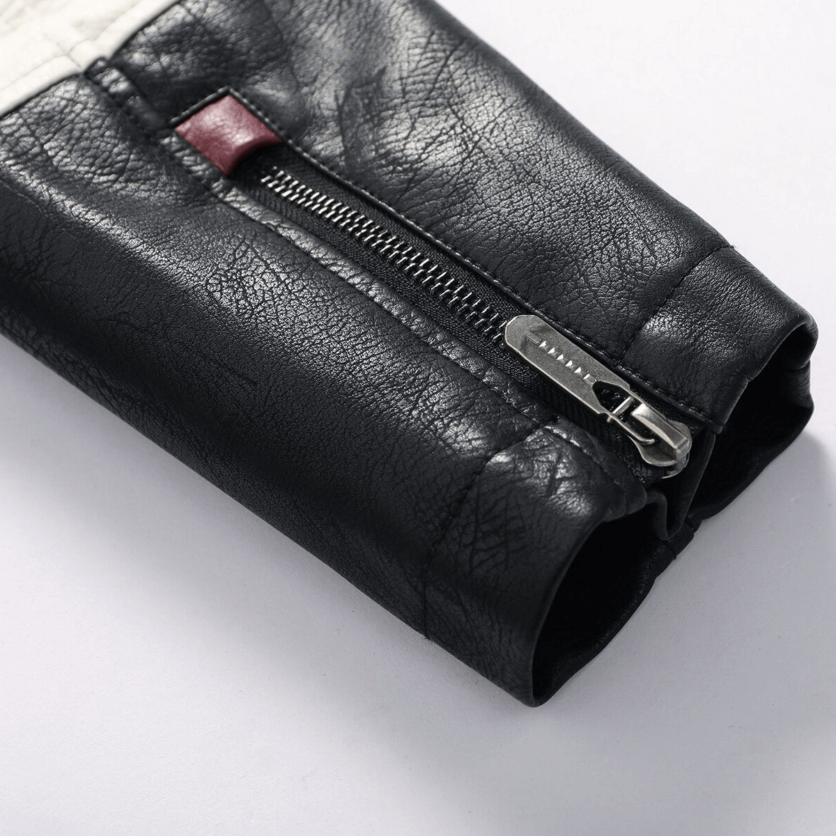 Fashion Men's Zipper PU Jacket / Autumn Casual Motorcycle Jacket / Biker Clothing for Men