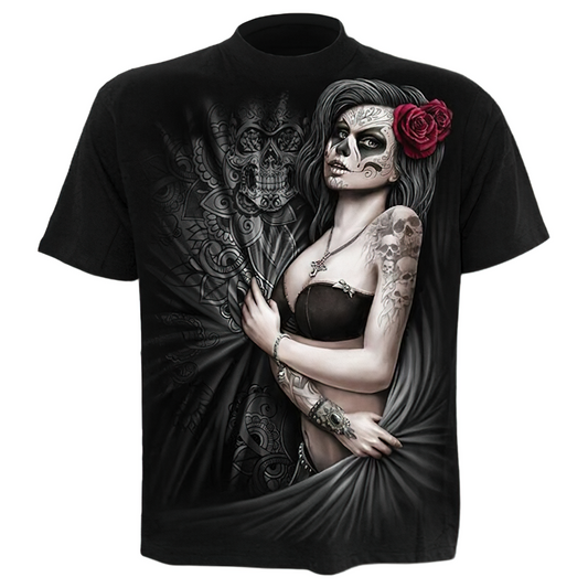 Fashion O-Neck 3D Print T-shirt in Gothic Style / Cool Short Sleeve T-shirts for Men and Women