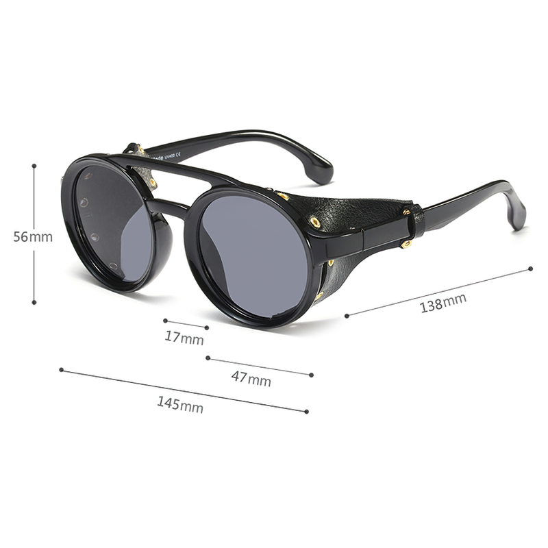 Fashion Round Retro Sunglasses for Men / Cool Casual Vintage Glasses for You