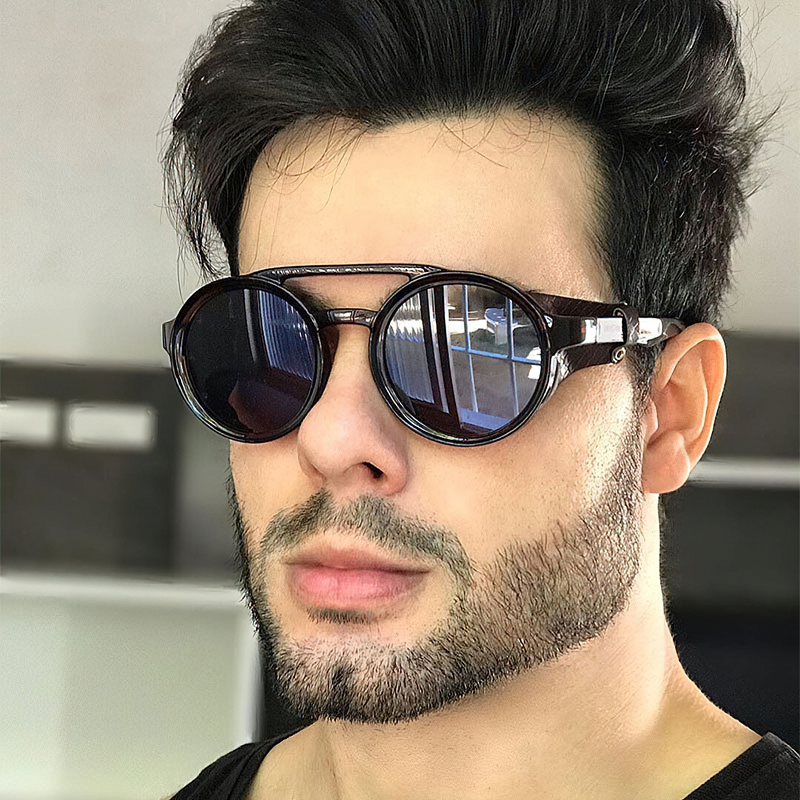 Fashion Round Retro Sunglasses for Men / Cool Casual Vintage Glasses for You