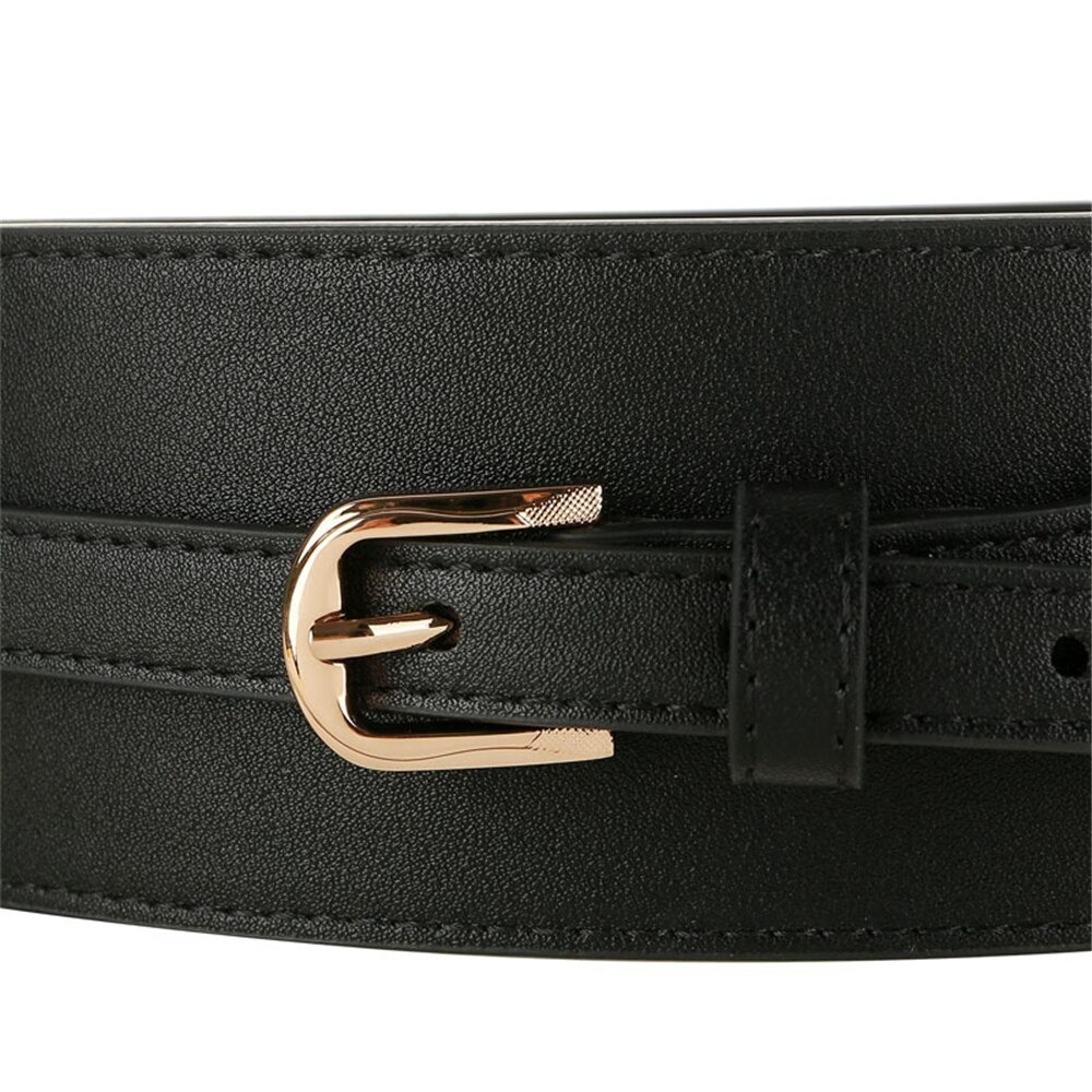 Fashion Wide Belt for Women / Casual PU Leather Belts for Dresses Corsets