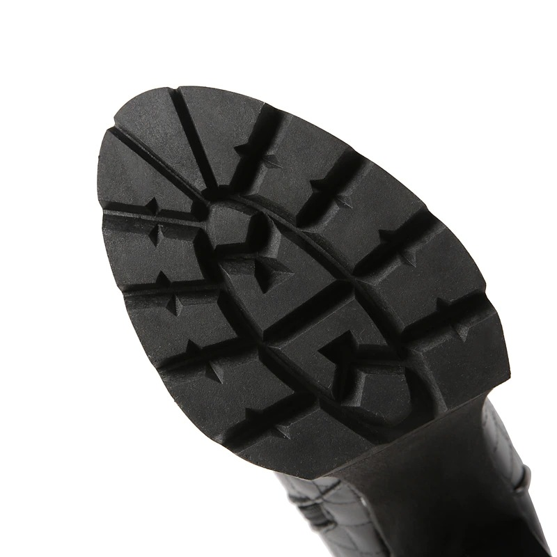 Fashion Women High Heels Knee High Boots / PU Leather Platform Long Shoes