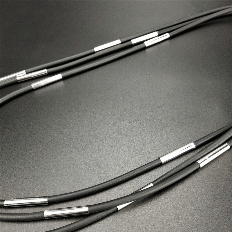 Fashion Women's Rubber Necklace / Handmade Black Accessories in Gothic Style