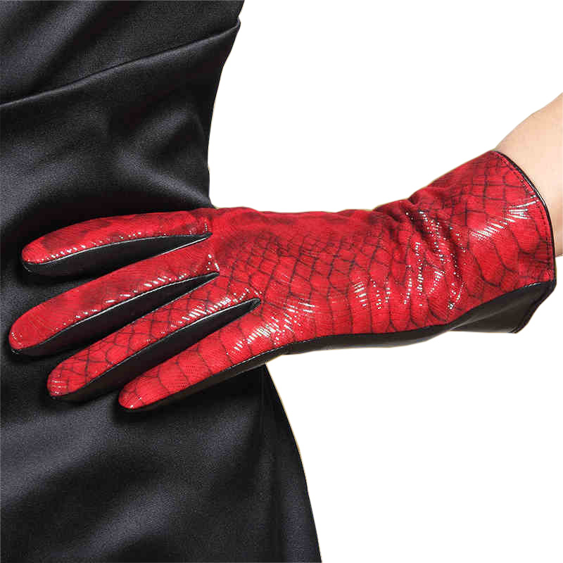 Fashion Women's Genuine Leather Gloves / Elegant  Lambskin Leather Gloves