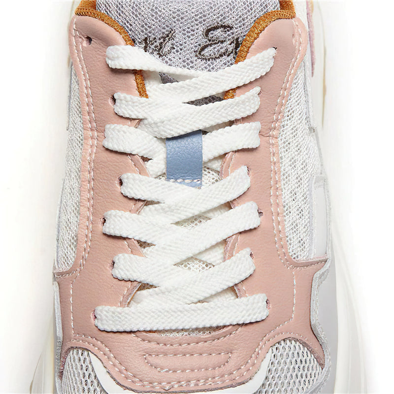 CLEARANCE / Fashion Women's Patchwork Genuine Leather Sneaker