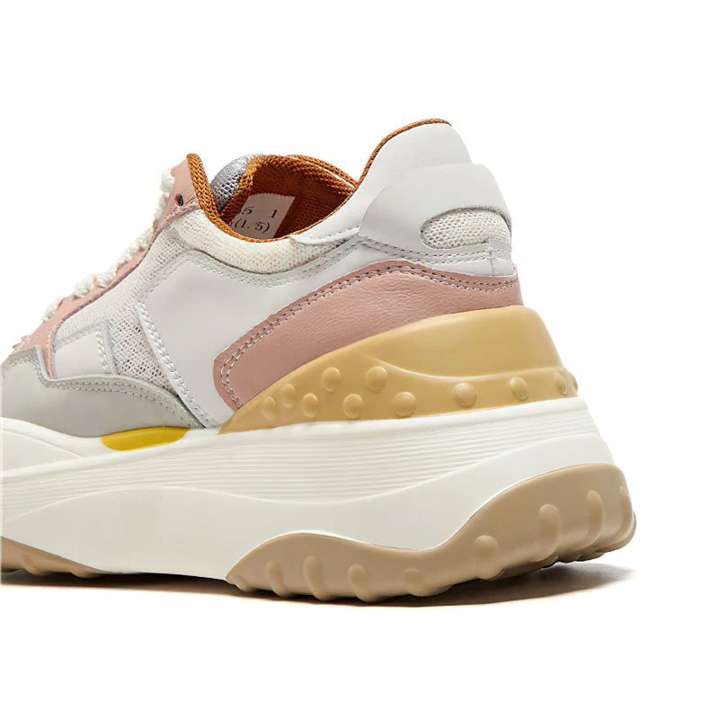 CLEARANCE / Fashion Women's Patchwork Genuine Leather Sneaker